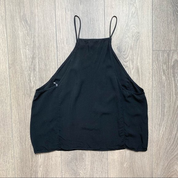 Brandy Melville Black Crop Tank Top One Size - Picture 8 of 10